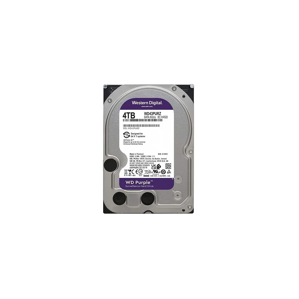Hdd 4tb sata3 256mb purple western digital