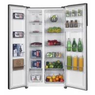 Side by side heinner hsbs-hm529nfxwde++ full no frost compresor dual