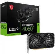 Placi video msi video card nvidia geforce rtx 4060 ti ventus 2x black 8g oc 8gb gddr6128bit effective memory clock: 18000mhz