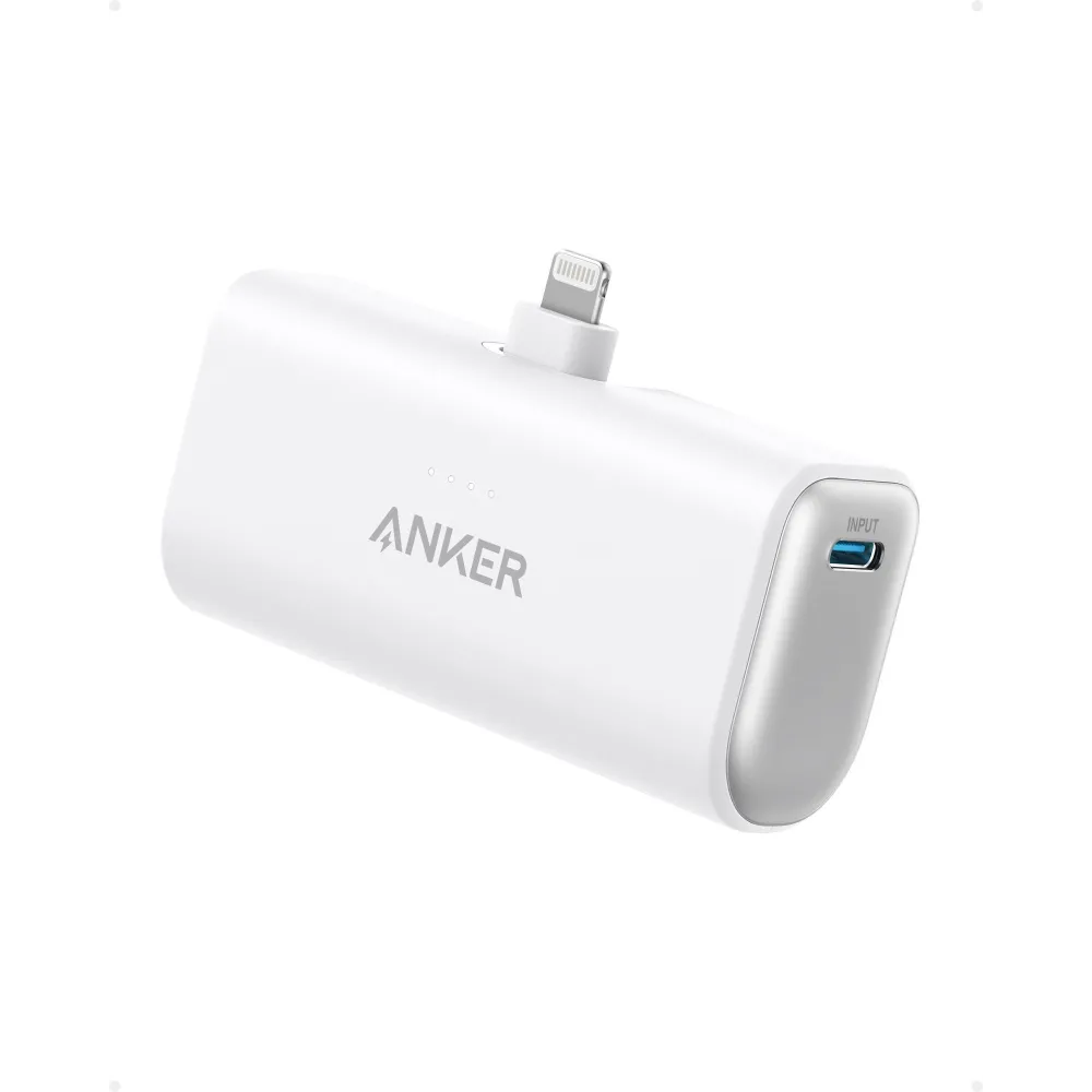 Anker Nano 621 Litiu 5000 mAh Alb