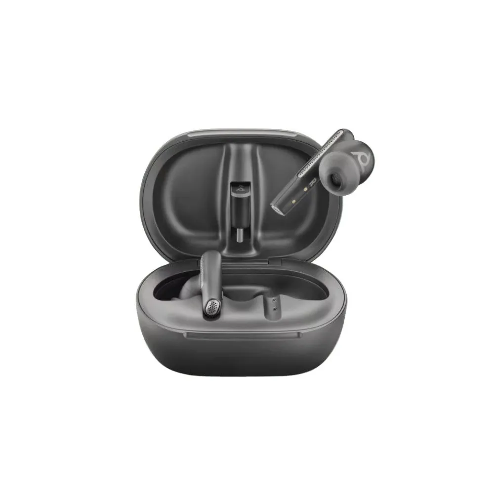 Hp poly voyager free 60+ uc carbon black earbuds +bt700