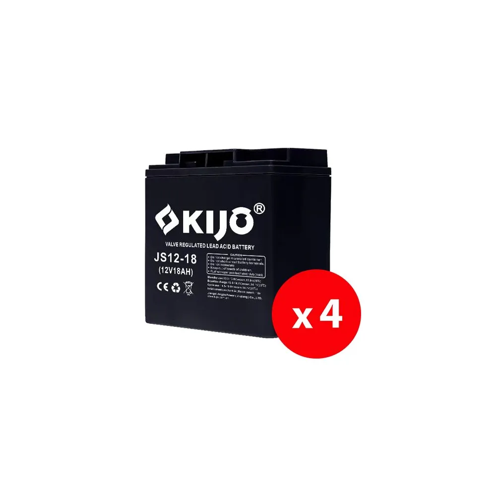 Cutie 4 acumulatori js12-18 - kijo js12-18-bax