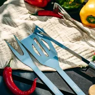 Set accesorii grill inox 420 adler