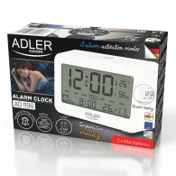 Ceas alarma cu baterii 2 x r6 adler