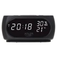 Ceas alarma cu afisare temperatura si umiditate adler