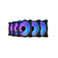Ventilatoare carcasa pro gaming 6x120mm argb negru flux de aer