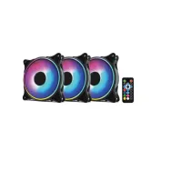 Ventilatoare carcasa pro gaming 3x120mm argb negru viteza de rotatie