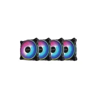 Ventilatoare carcasa pro gaming 4x120mm argb negru flux de aer