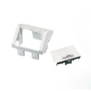 Modul unghiular 45x45 pentru 1 port snap-in alb lanmark