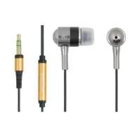 Casti a4tech metallic cu fir intraauriculare utilizare mp3 smartphone (doar audio) microfon nu conectare prin jack 3.5 mm arg