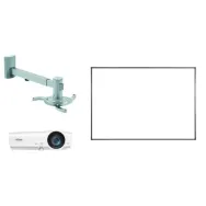 Tabla interactiva iboard ib-94q4 + diagonala 94 (238cm) + pentray interactiv cu 4 culori + suport de perete pentru videoproie