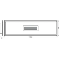 Panou led rgb inteligent ledvance smart+ wifi planon hole&backlight cu