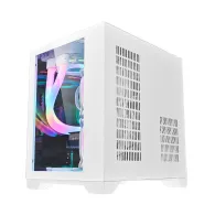 Carcasa 1stplayer mv5 cube tower argb alb tempered glass sloturi