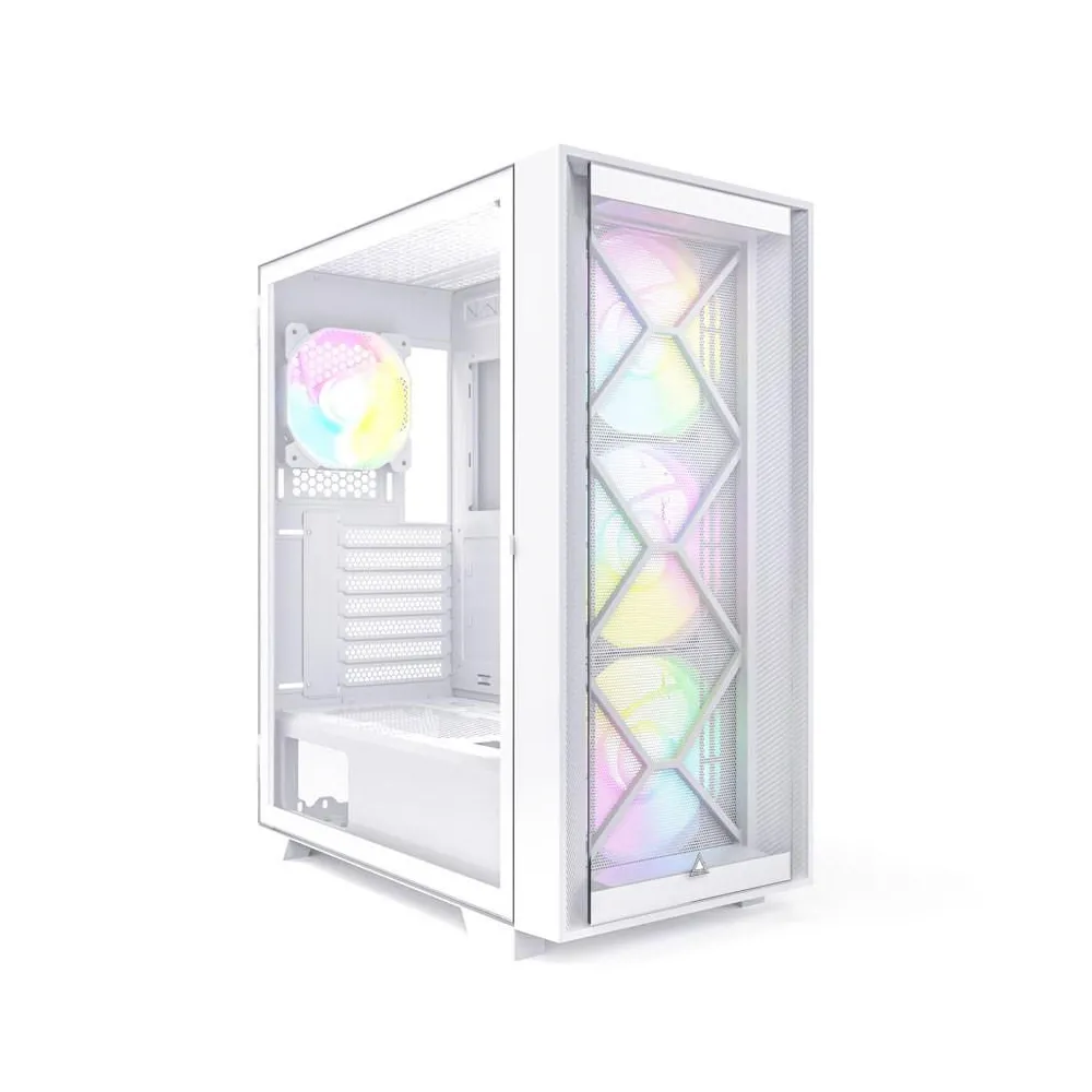 Montech air 1000 premium mid-tower t g alb preinstalled fans