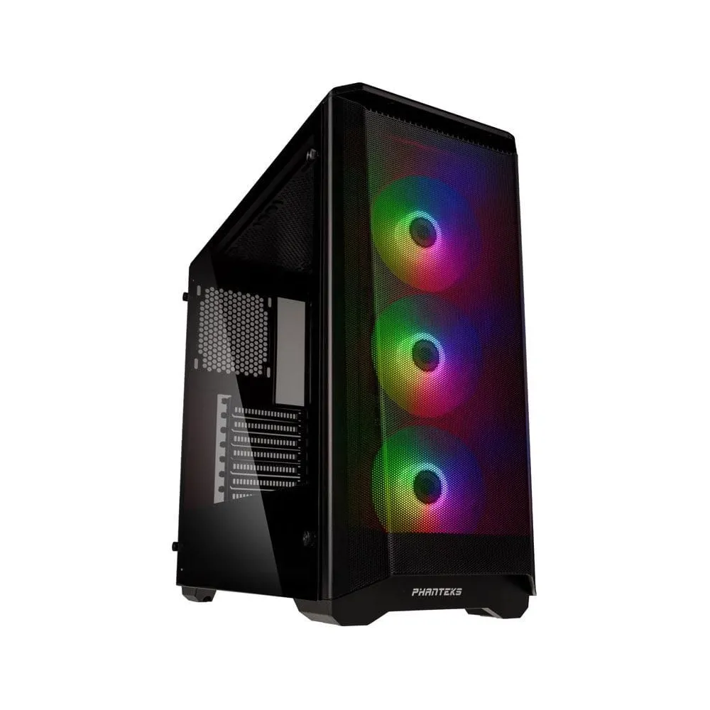 Phanteks eclipse p400a argb md-twr t g negru preinstalled fans