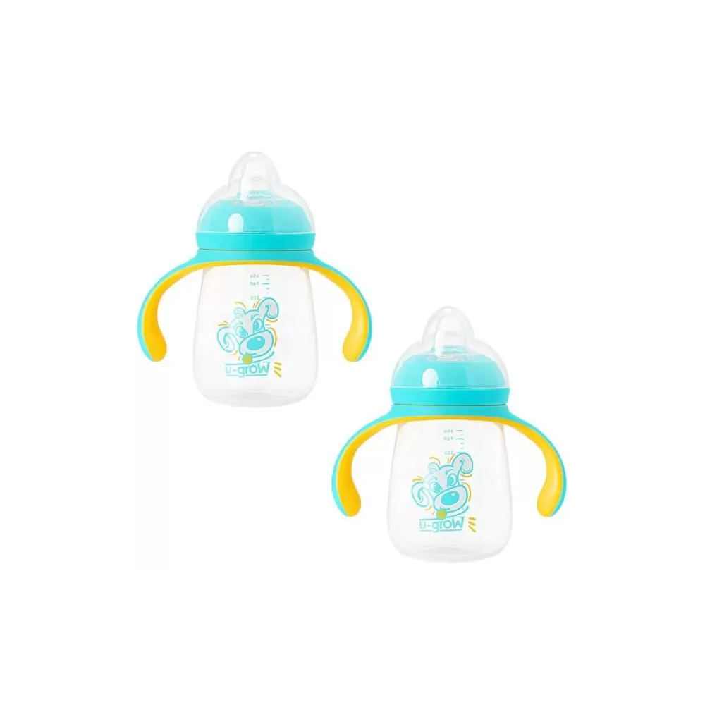 Set 2 cani cu cioc din silicon 260 ml