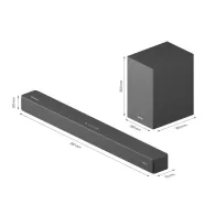 Soundbar horizon hav-s2630w / system 2.1 / max audio power