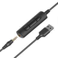 Headset axtel one uc35 stereo hd axh-one  corded plug&play usb