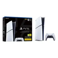 Sony PlayStation 5 Digital Edition 825 Giga Bites Wi-Fi Negru, Alb