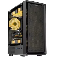 Carcasa pro gaming vision mid tower argb negru spcc +