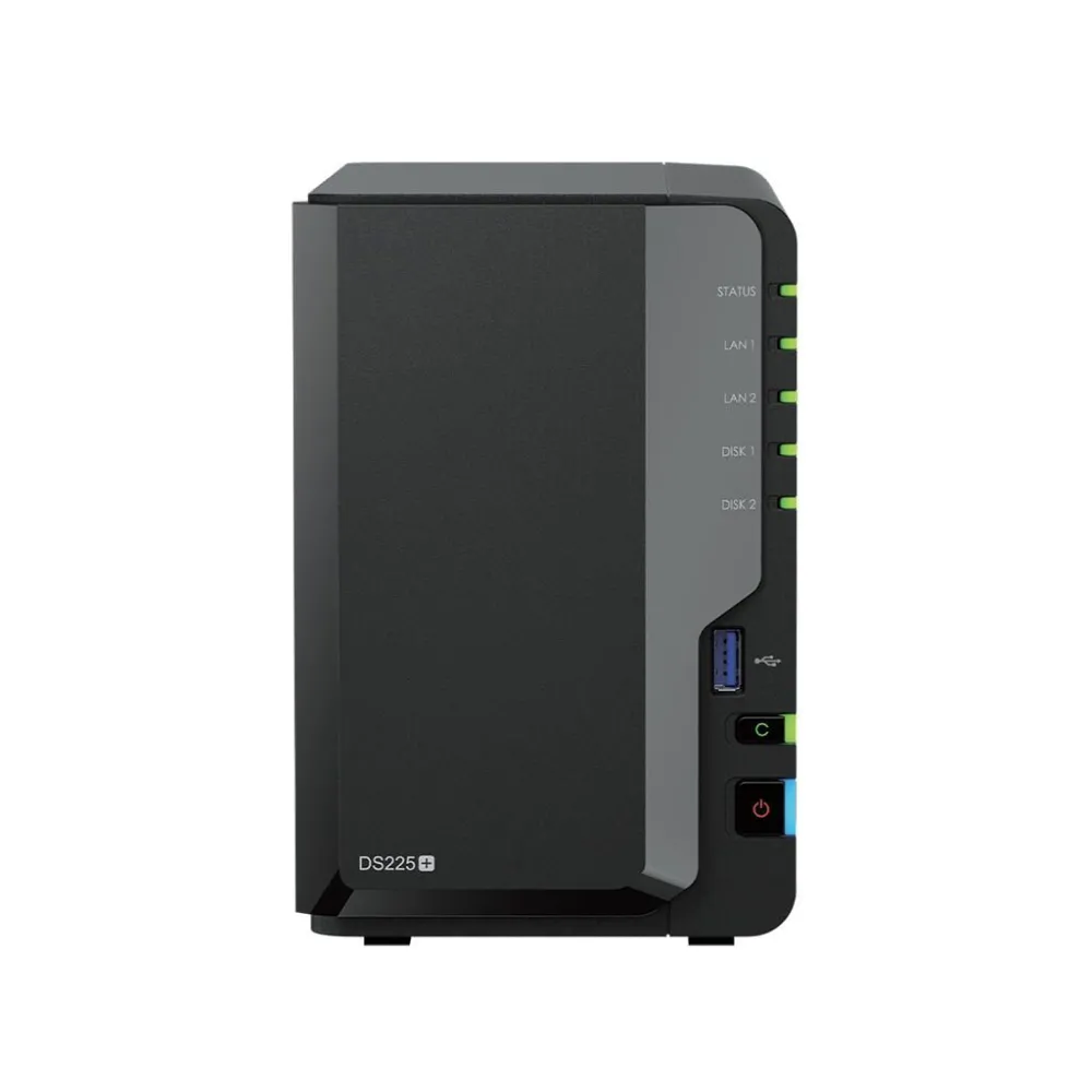 Synology ds225+ 2-bay plus nas intel celeron j4125 2gb ecc