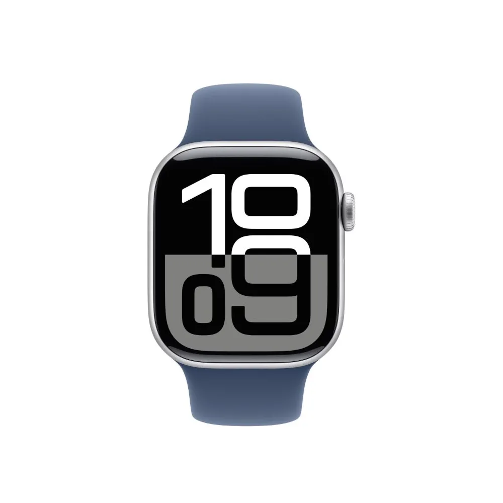 Apple watch series 10 gps + cellular 42mm silver aluminium