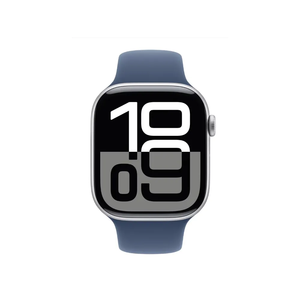 Apple watch series 10 gps 46mm silver aluminium case with