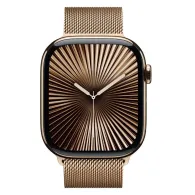 Apple watch s10 cellular 46mm natural titanium case with natural