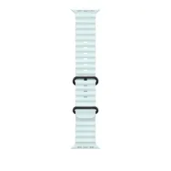 49mm ice blue ocean band - black titanium finish