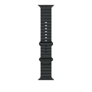 49mm black ocean band - black titanium finish