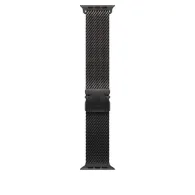 49mm black titanium milanese loop - large