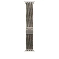 49mm natural titanium milanese loop - large