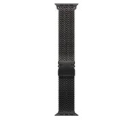 49mm black titanium milanese loop - medium