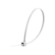 Colier plastic 150mm x 2,5mm Alb, TED