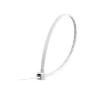 Colier plastic 150mm x 2,5mm Alb, TED