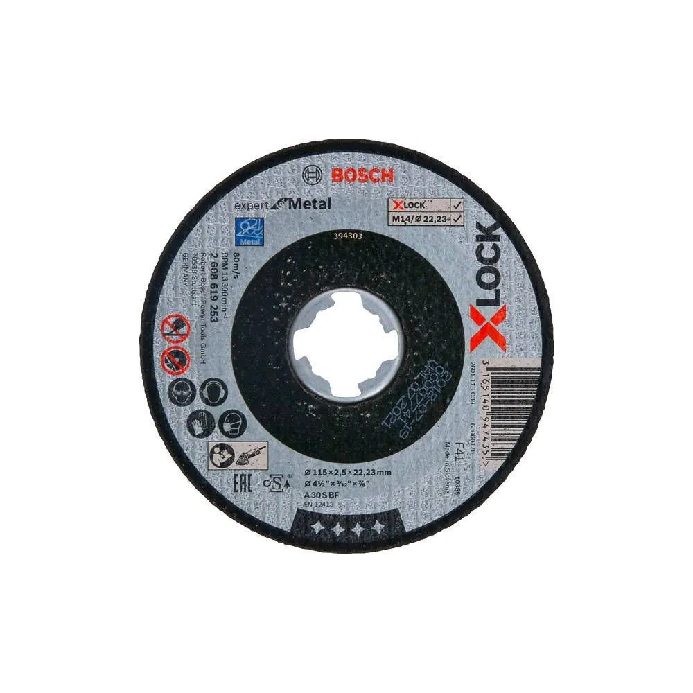 Bosch Disc X-LOCK taiere Metal 115mm,2.5mm