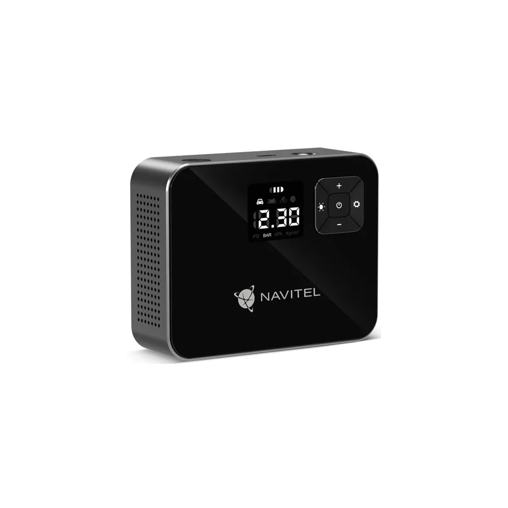 Compresor Navitel Auto-Moto, cu acumulator, LED light, 8.27 bar