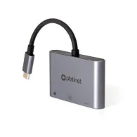 PLATINET HUB 3IN1 USB-C 3.2 GEN2 10GB/S