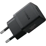 INCARCATOR retea Baseus Palm, Quick Charge 30W, 1 x USB Type-C 5V/3.0A, include cablu USB Type-C la USB Type-C 1m, negru "P10111