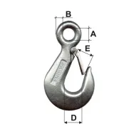 CARLIG ZINCAT SECURIZAT 250KG / 9.5MM/18MM