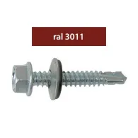 SURUBURI PERFORATOARE RAL3011-BORDO 4.8X20MM, 250/SET