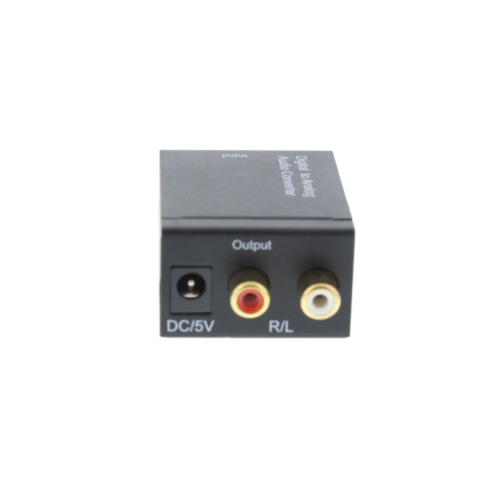 Convertor audio digital Toslink+coax - analog 2x RCA Well