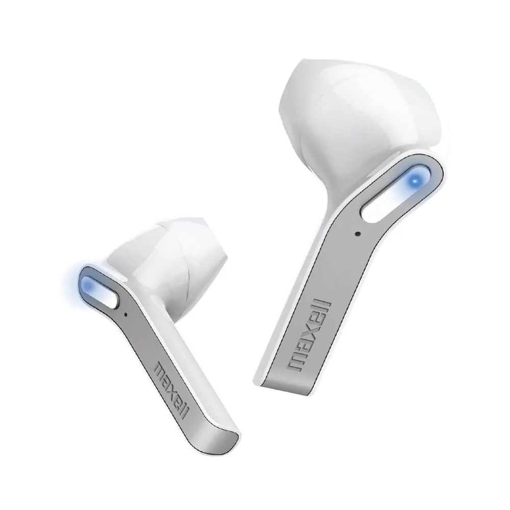 Casti Bluetooth In-Ear, incarcare wireless, alb, Dynamic, Maxell