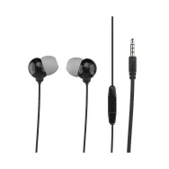 Casti In-Ear cu fir, 3.5mm, microfon, negru,  Plugz Maxell