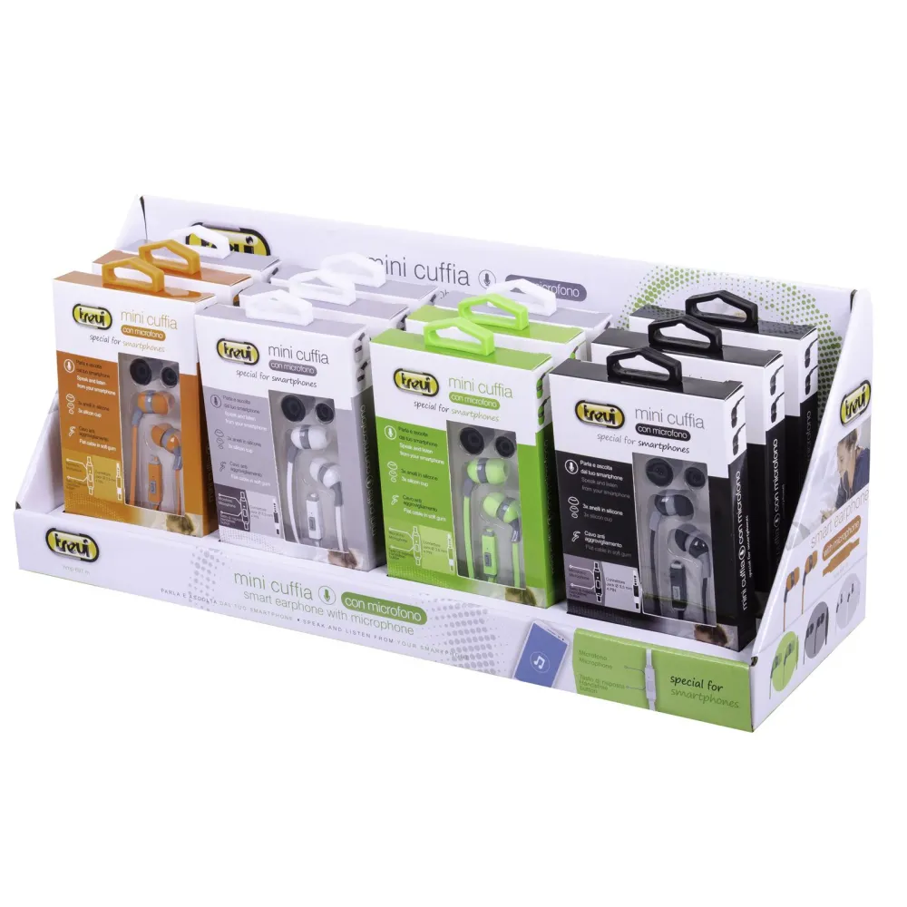 Casti In-Ear cu fir, microfon HMP 687 M, Trevi