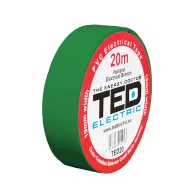 Banda izolatoare 20m x 19mm Verde, TED