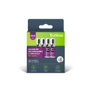 Acumulator Uniross AAA (R3) Li-ion 10440 1.5V 500mAh, 700mWh, incarcare USB-C, 4 buc/box