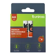 Acumulator NiMH Uniross R6 (AA) 2500mAh, 2 buc/box