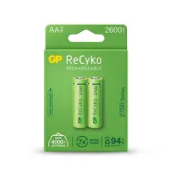 Acumulator R6 (AA) NiMH 2600mAh, 2 buc, GP ReCkyo