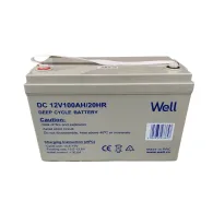 Acumulator plumb acid deep cycle Well 12V 100AH, terminal M8